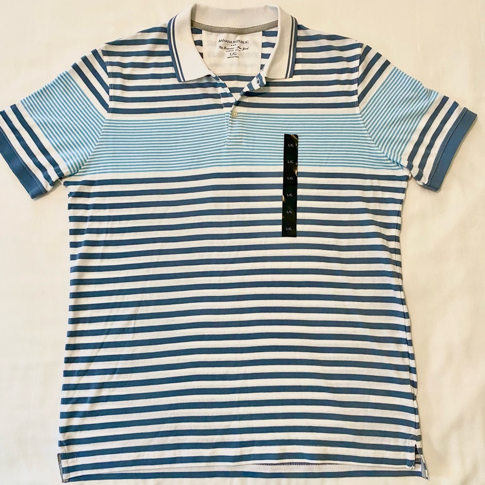 NWT Mens Banana Republic Polo Shirt - Large